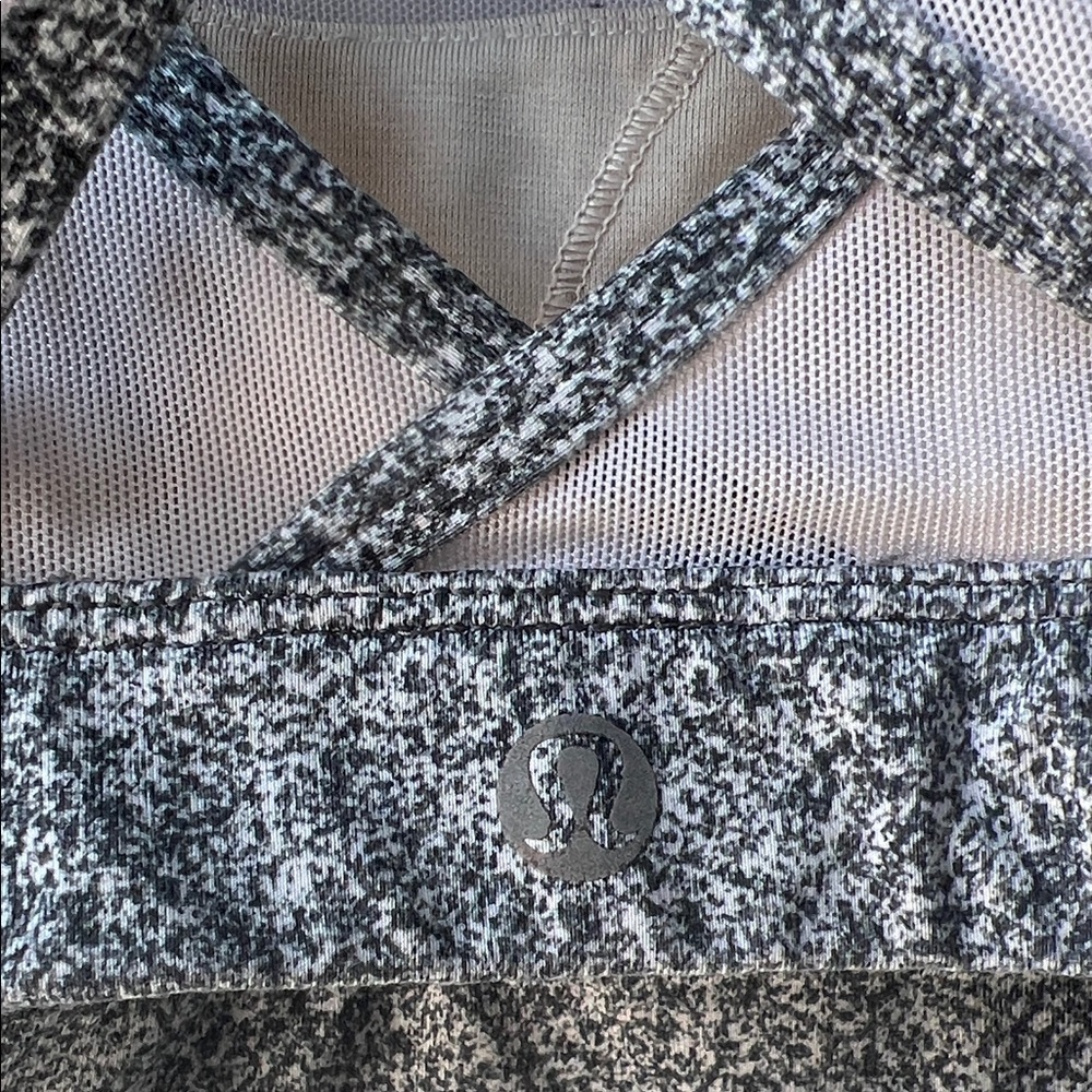 Lululemon Athletica Heathered Gray Sports Bra - Picture 2 of 5